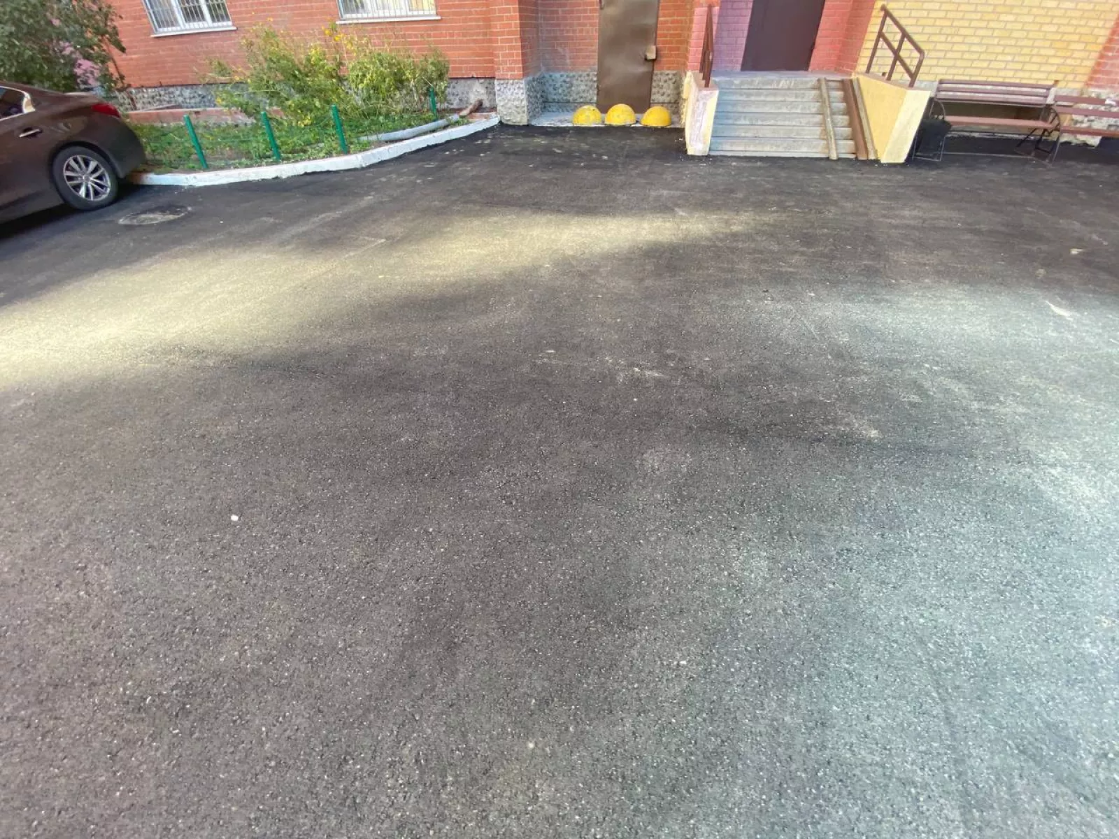 Асфальтирование тротуаров +бордюры — фото 7